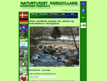 Tablet Screenshot of naturturist.dk